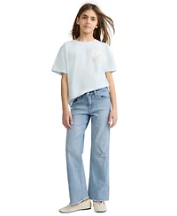 Levi's Big Girls Vintage-Like Mid Rise Wide Leg Jeans