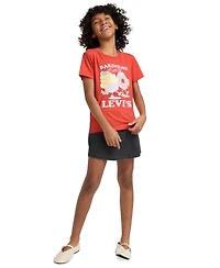 Levi's Girls' 7-16 Round Neck T-Shirt