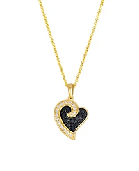 Le Vian Blackberry & Vanilla Diamond Pendant Necklace (0.305 ct. t.w.) in 14k Honey Gold
