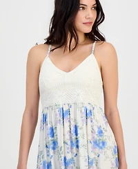 Madden Girl Juniors' Crochet Maxi Dress