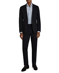 Reiss Men's Cotton-Blend Cutaway-Collar Striped Shirt