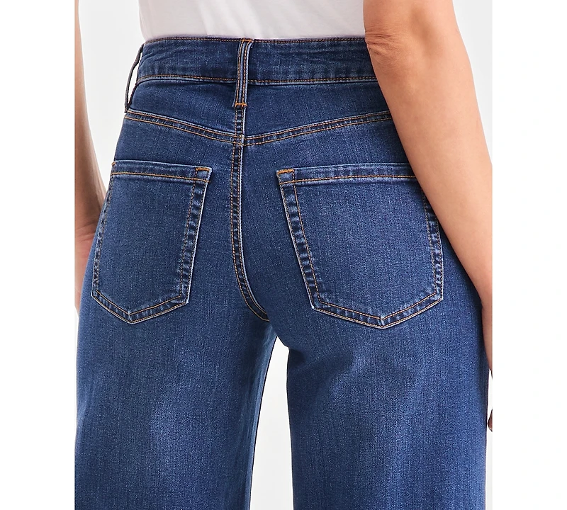 Style & Co Women's High-Rise Wide-Leg Jeans, Macy's Exclusive