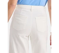 Style & Co Women's Cropped High-Rise Wide-Leg Jeans, Macy's Exclusive