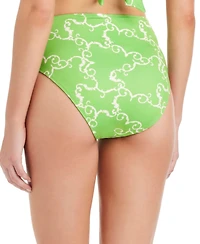 Sanctuary Women's Pretty Provence Reversible High-Rise Swim Bottoms