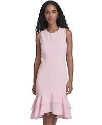 Tommy Hilfiger Women's Sleeveless Blossom Jacquard Midi Dress