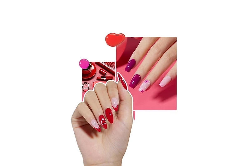 Beetles Red Gel Nail Polish Winter Gel Polish Set 6 Colors