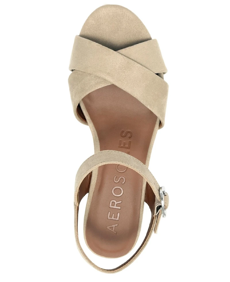 Aerosoles Women's Cosmos Open Toe Platform Sandals