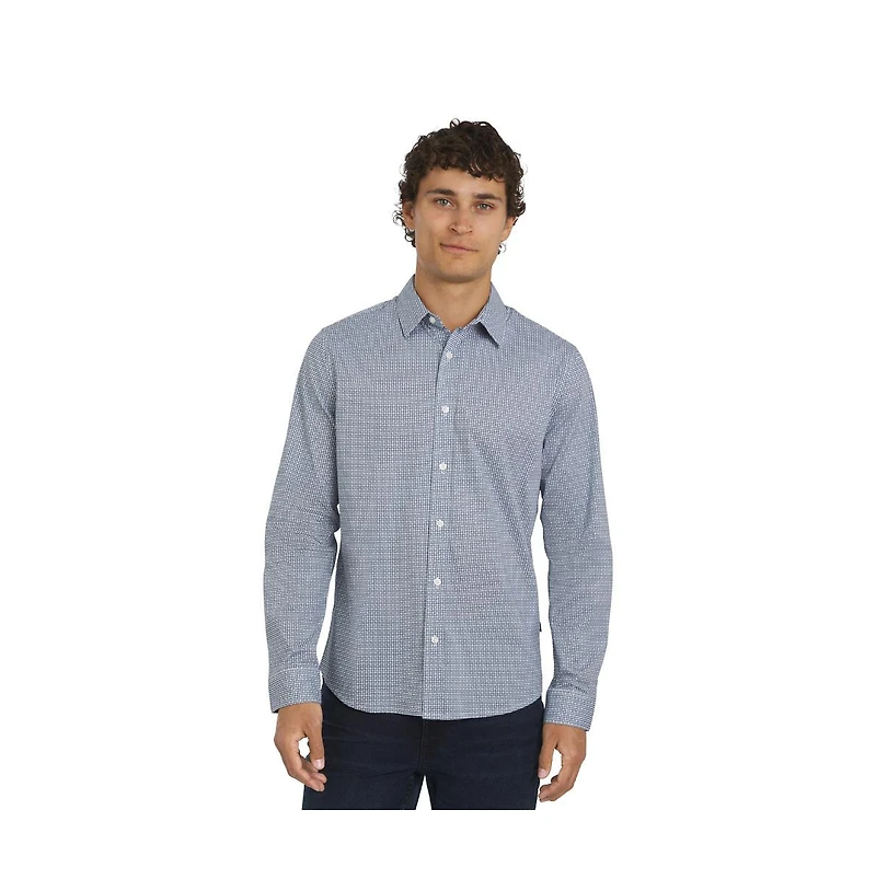 Dkny Men's Jericho Stretch Cotton Poplin Shirt