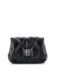 Pre-Owned Balenciaga Medium Touch Clutch Quilted Puffy Leather