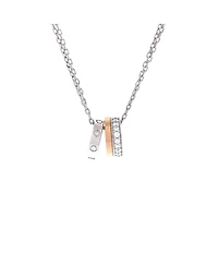 Pre-Owned Cartier Love 3 Ring Pendant Necklace