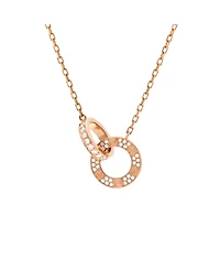 Pre-Owned Cartier Love Interlocking Pave Necklace