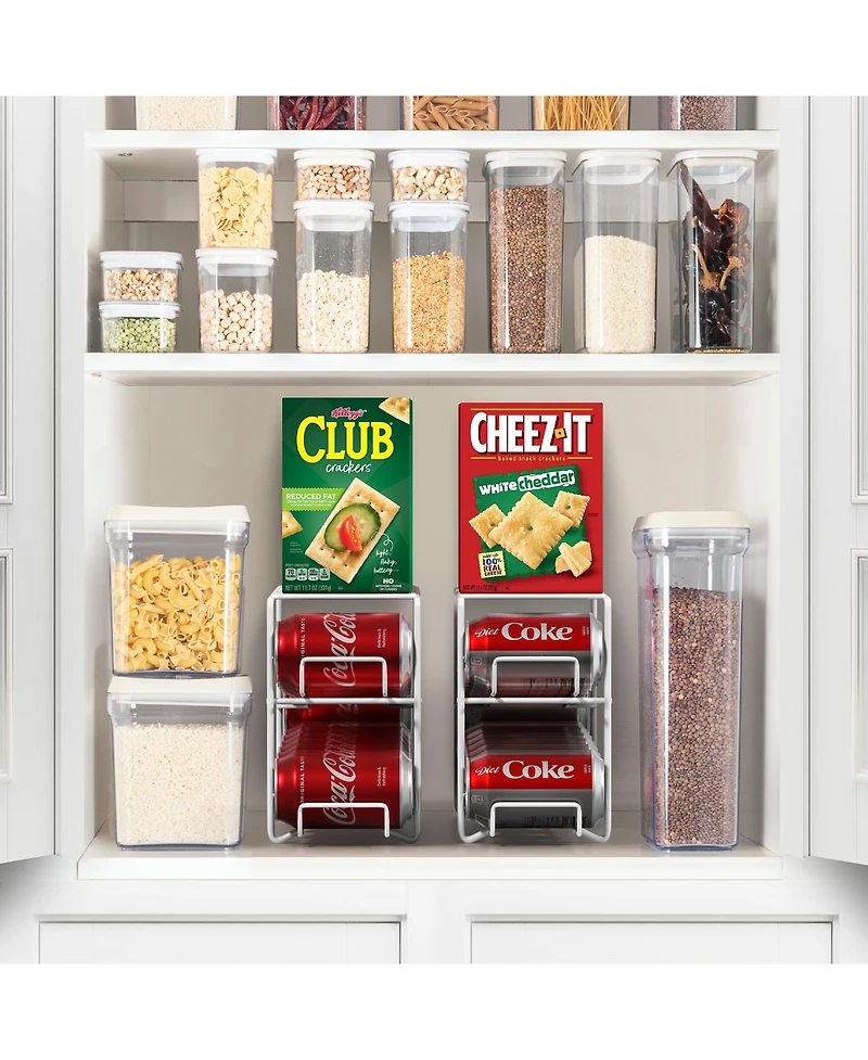 Sorbus 2 Pack Can Dispenser Rack - Holds 12 Standard Size 12oz Cans Each