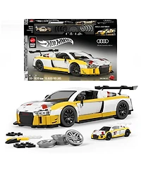Mattel Brick Shop Hot Wheels 15 Audi R8 Lms Building Toy Kit, 820 Pieces