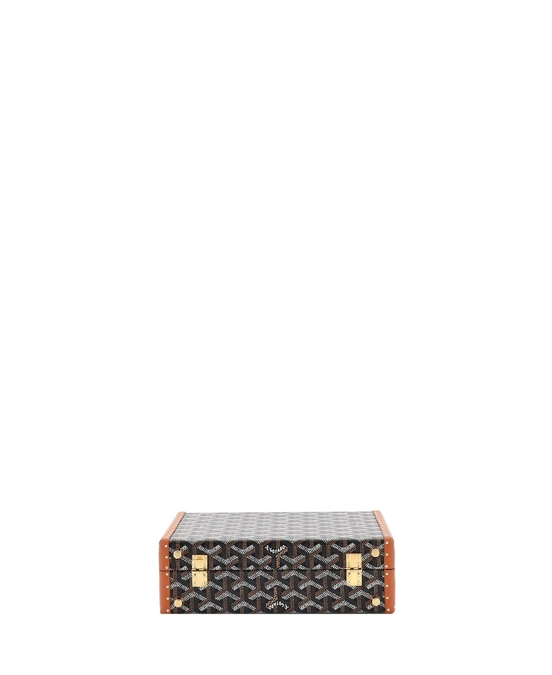 Pre-Owned Goyard Pm Grand Hotel Trunk Bag Coated Canvas
