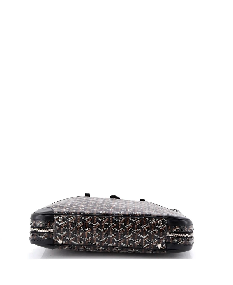 Pre-Owned Goyard Pm Ambassade Briefcase Coated Canvas