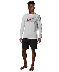 Nike Men's Long-Sleeve Crewneck Hydro Guard Swim Shirt