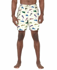Nike Men's 7" Sneaker Print Volley Swim Shorts