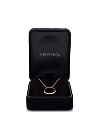Pre-Owned Tiffany & Co Lock Motif Pendant Necklace