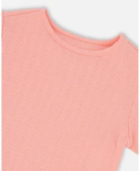 Deux par Toddler Girls Crinkle Jersey T Shirt