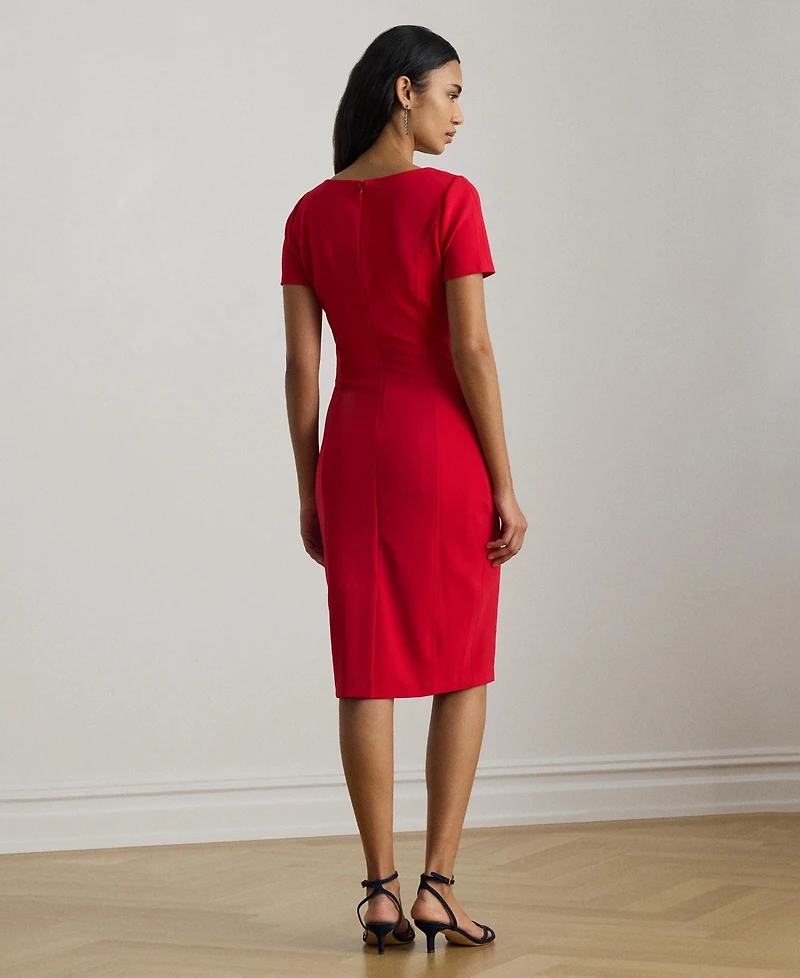 Lauren Ralph Women's Faille Short-Sleeve Cocktail Dress