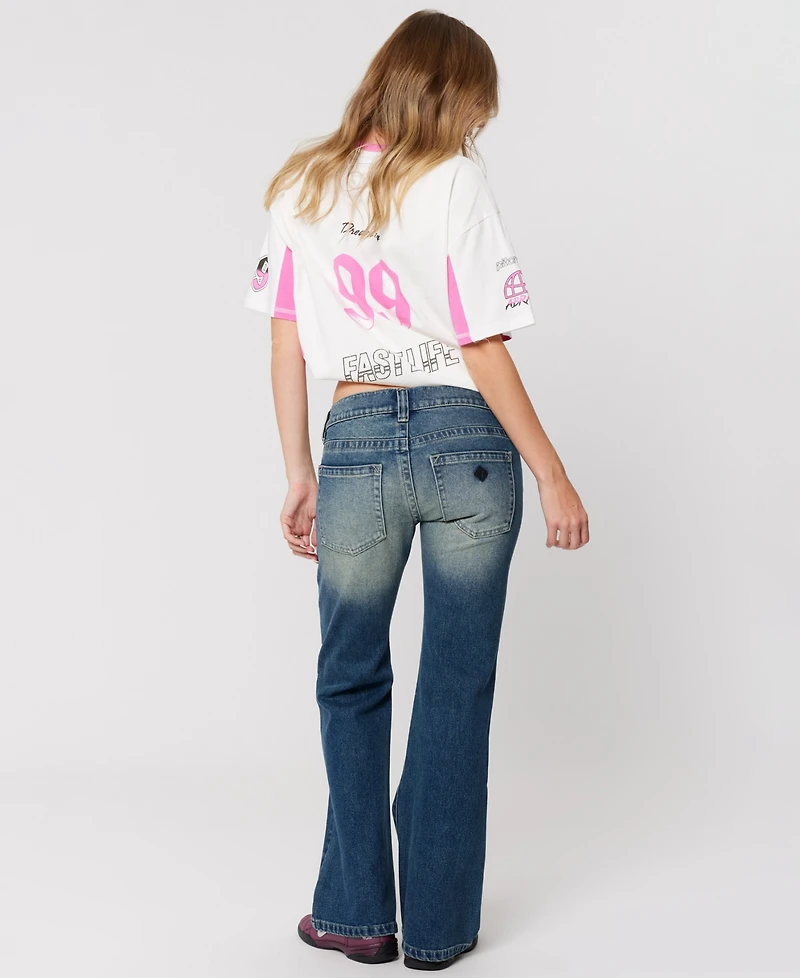 Abrand Women's Living The Dream Tom Crew Neck T-Shirt