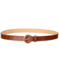Sam Edelman Leather Inset Harness Buckle Belt