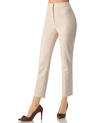 Ivonne Women's Straight Cut Tailored Capri Trousers