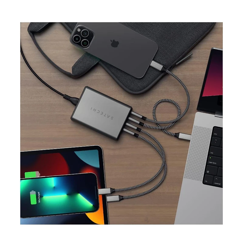 Satechi Usb C 4 Port Pd GaN Charger 165W