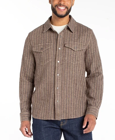 Liverpool Los Angeles Men's Button-Front Overshirt