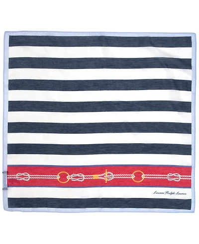 Lauren Ralph Lauren Nautical Stripe Small Square Scarf