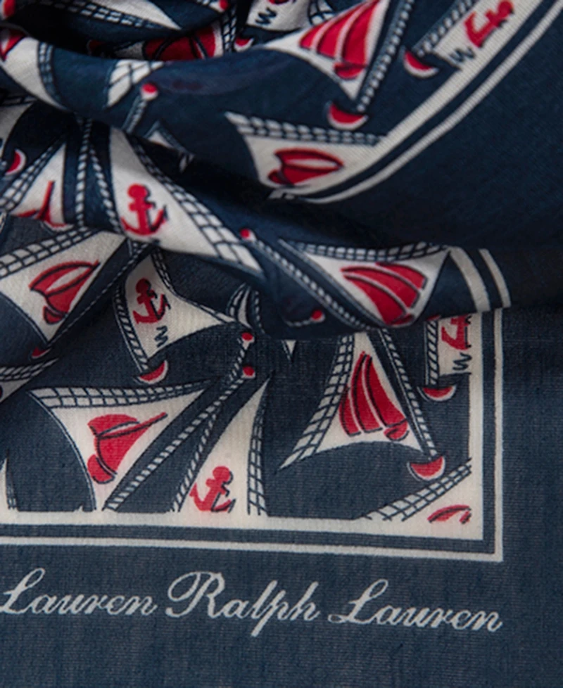 Lauren Ralph Lauren Sails Small Square Scarf
