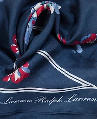 Lauren Ralph Lauren Floral Small Diamond Scarf