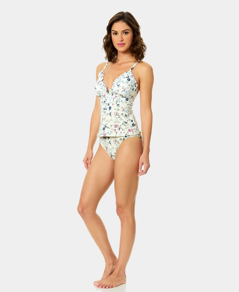 CeCe Women's V-Neck Tankini Top