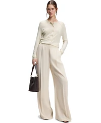 Boss by Hugo Women's Extra-Fine Merino Wool Button-Up Cardigan Sweater