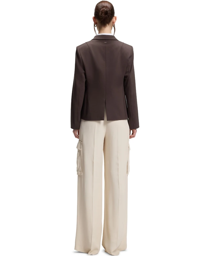 Boss by Hugo Women's Angled Dart Slim-Fit Blazer