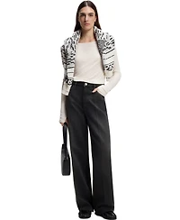 Boss by Hugo Women's Rigid Denim Boyfriend-Fit Jeans