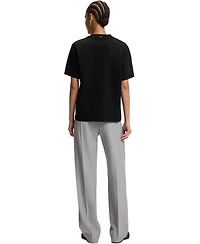 Boss by Hugo Women's Mercerized Cotton Relaxed-Fit T-Shirt