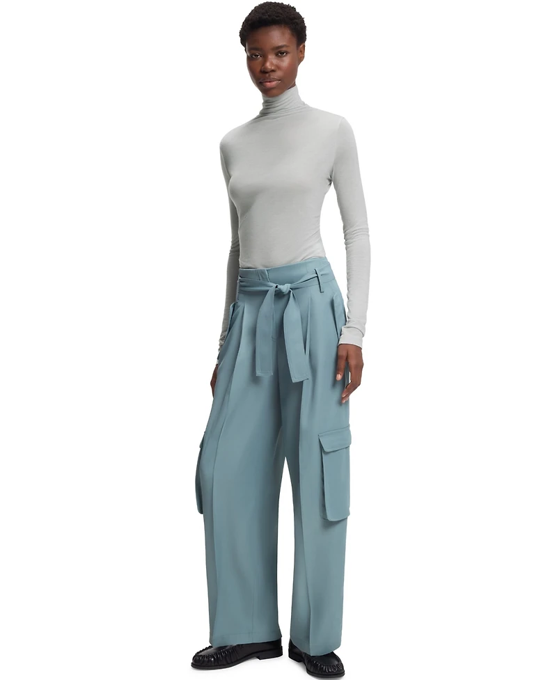 Boss by Hugo Women's High-Neck Top Soft Jersey