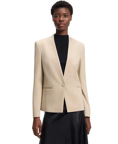 Boss by Hugo Women's Stretch Jersey Regular-Fit Blazer