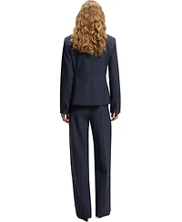 Boss by Hugo Women's Melange Virgin Wool Slim-Fit Blazer
