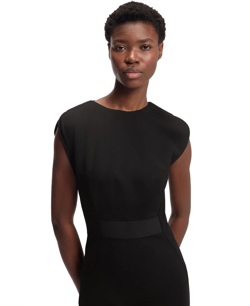 Boss by Hugo Boss Women's Waistband Detail Stretch-Jersey Dress