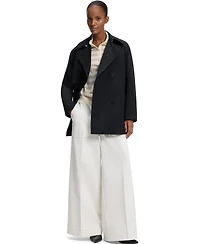 Boss by Hugo Women's Cotton Buckled Belt Trench Coat