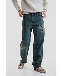 Desigual Men's Disney patch jeans