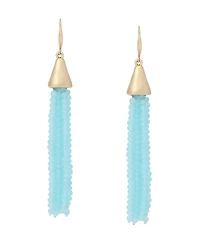 Robert Lee Morris Soho Seed Bead Fringe Earrings