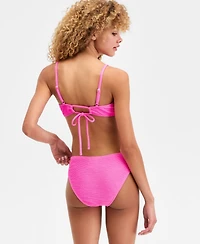 California Waves Women's Solid Scoop Neck Swim Bralette, Macy's Exclusive