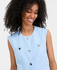 Anne Klein Women's Four-Button Vest
