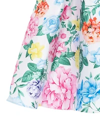 Rare Editions Girls' 7-16 Mikado Paneled Dress