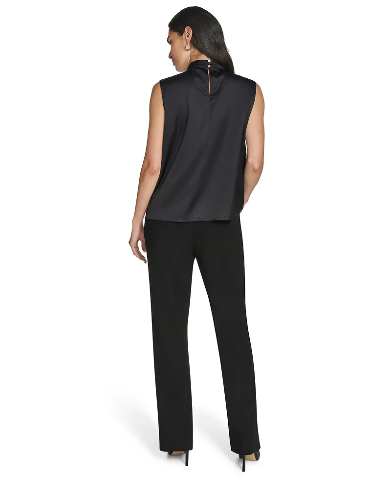 Calvin Klein Women's Mock Neck Top