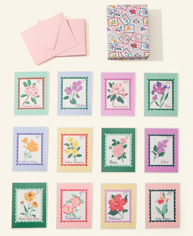 Macy's Flower Show Stationery Set, Macy's Exclusive