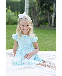 Florence Eiseman Big Girls Printed Knit Tulip Twirl Dress
